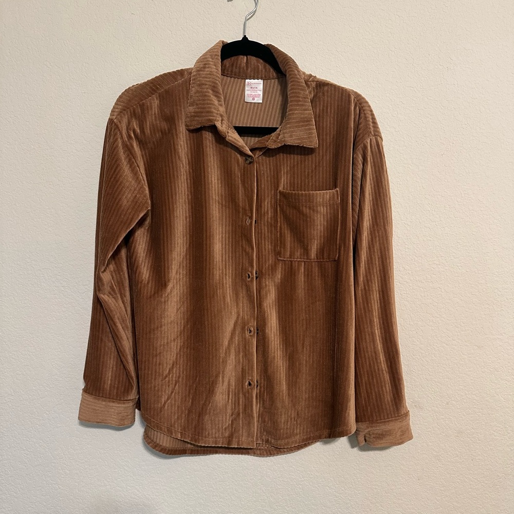 No Boundaries Tan Corduroy Jacket